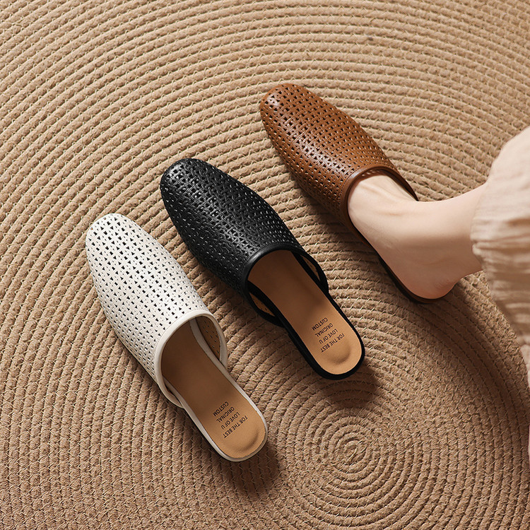 Women's Closed Toe Chunky Heel Slippers Summer 2026 - Style k.html